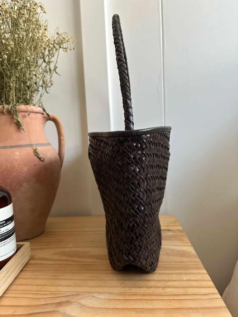 Madewell brown woven bag